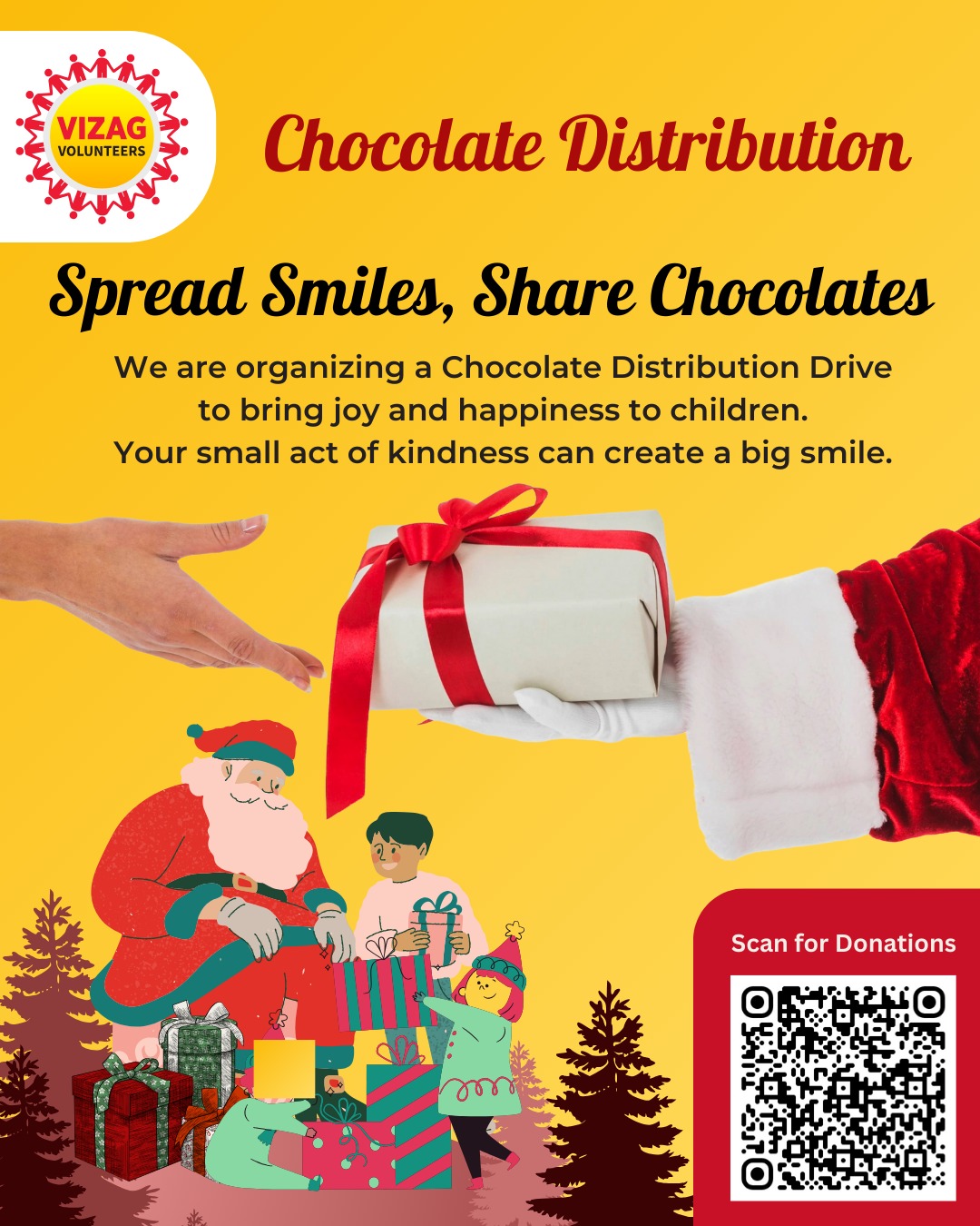 Chocolate Distribution For Christmas 2025